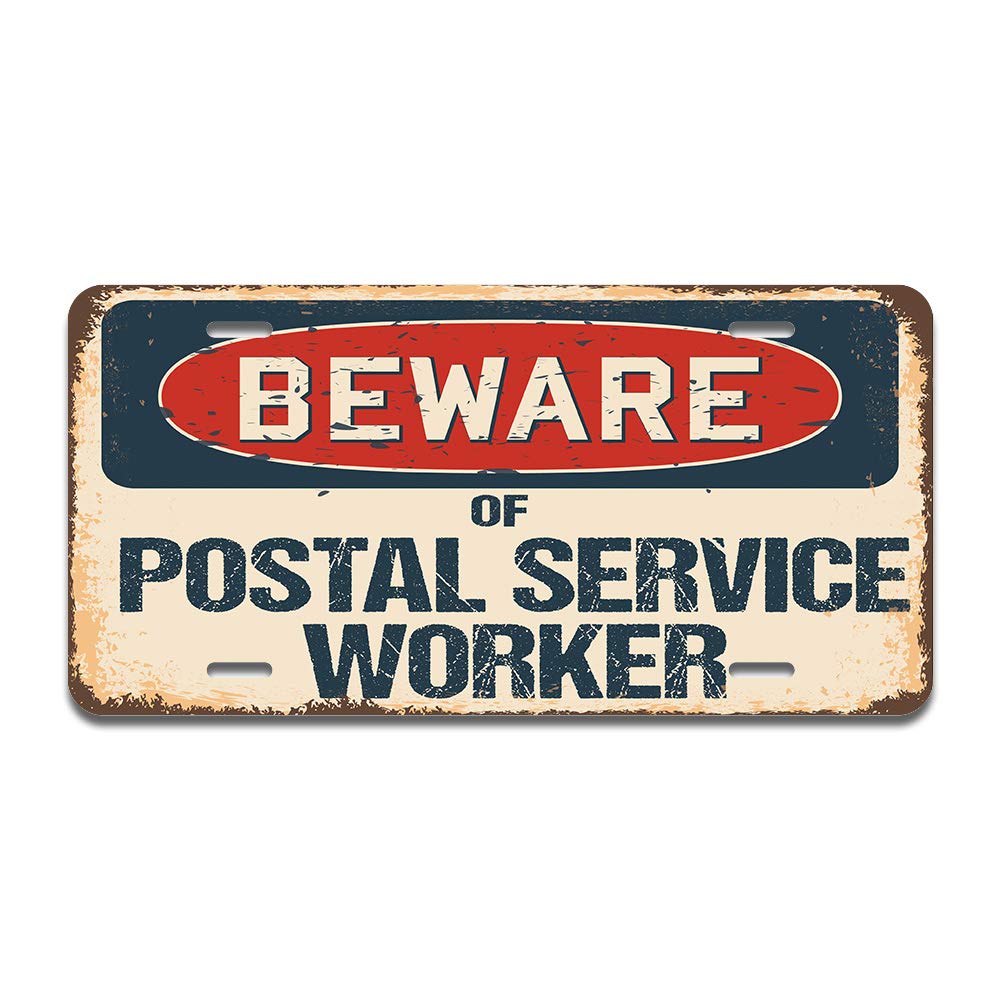 SignMission Beware of Postal Service Worker 12