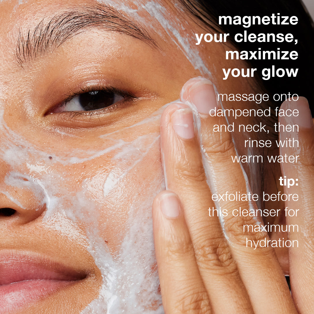 Magnetic Afterglow Cleanser - Deep Pore Cleansing & Skin Brightening for Glowing Skin | Perfect for Daily Skincare & Nighttime Routine