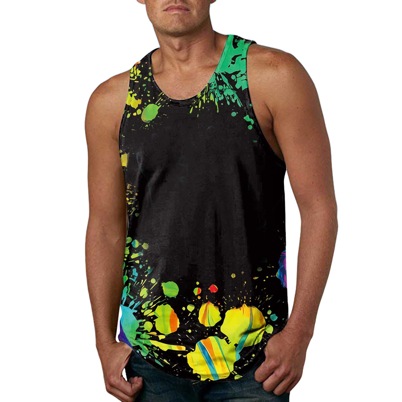 **CLEEYYS Men's Slim Fit Sleeveless Tank Top - Breathable Jersey Vest for Running, Gym, Fitness & Summer Casual Wear - Lightweight Beach & Sports Shirt for Active Lifestyles**
