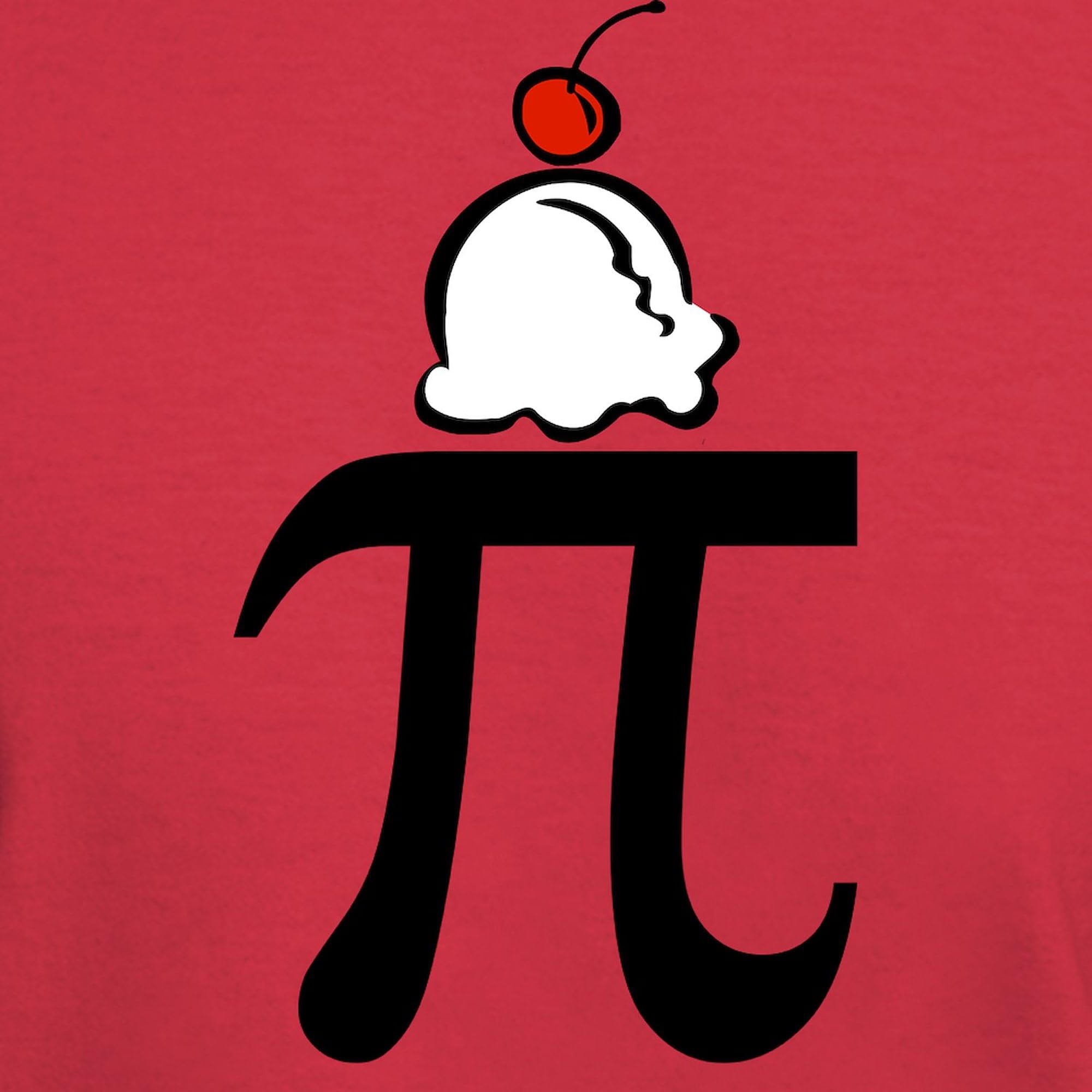 Pi A La Mode Dark T-Shirt for Men | 100% Cotton Classic Graphic Tee | Casual Wear, Math Lover Gift, Geek Fashion Statement