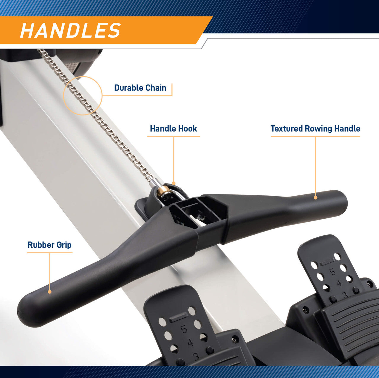 Premium Adjustable Air Resistance Rowing Machine for Home Gym - NS 7874RW | California Fitness Products - Perfect for Cardio Workouts & Full-Body Training