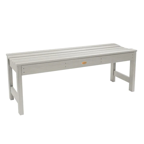 Lehigh Backless Synthetic Wood Picnic Bench - Durable Outdoor Dining Table for Patio, Garden & Park - Perfect for BBQs, Camping & Family Gatherings