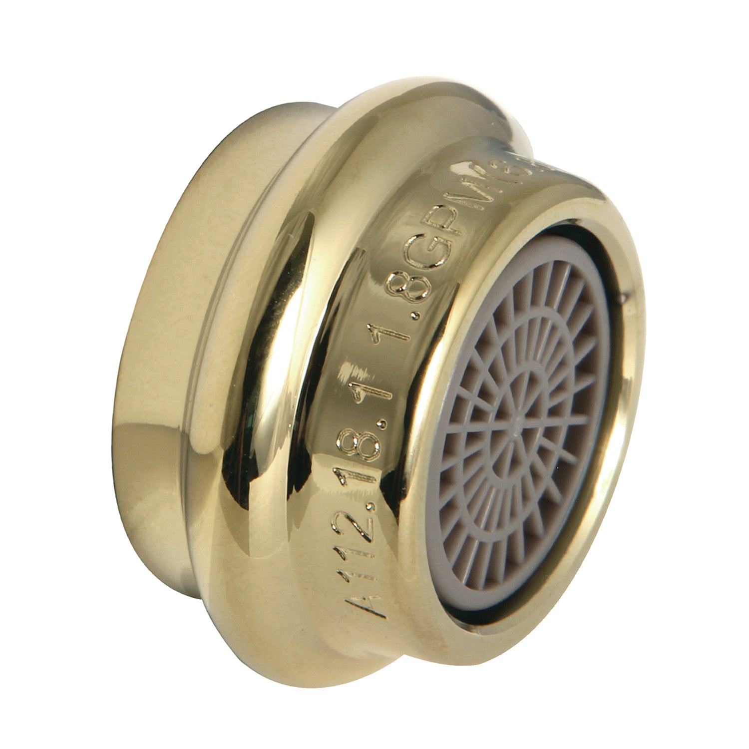 Cal Green Z18KBSA1602 1.8 GPM Polished Brass Female Aerator - Perfect for Kitchen & Bathroom Faucets, Water Conservation & Modern Home Decor