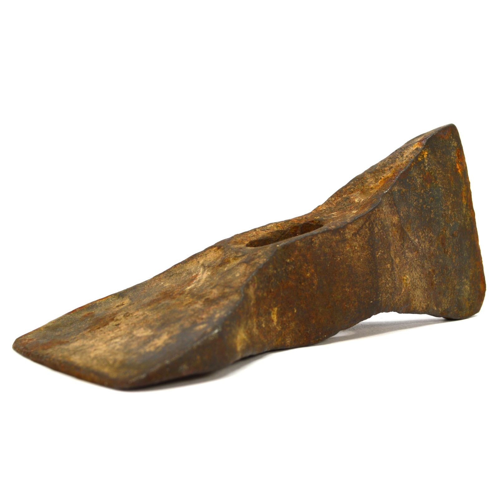 Antique TWIBIL Double Cross Bit Hatchet - Blacksmith Axe with Adze - Crude & Unique Tool for Woodworking, Camping, and Bushcraft