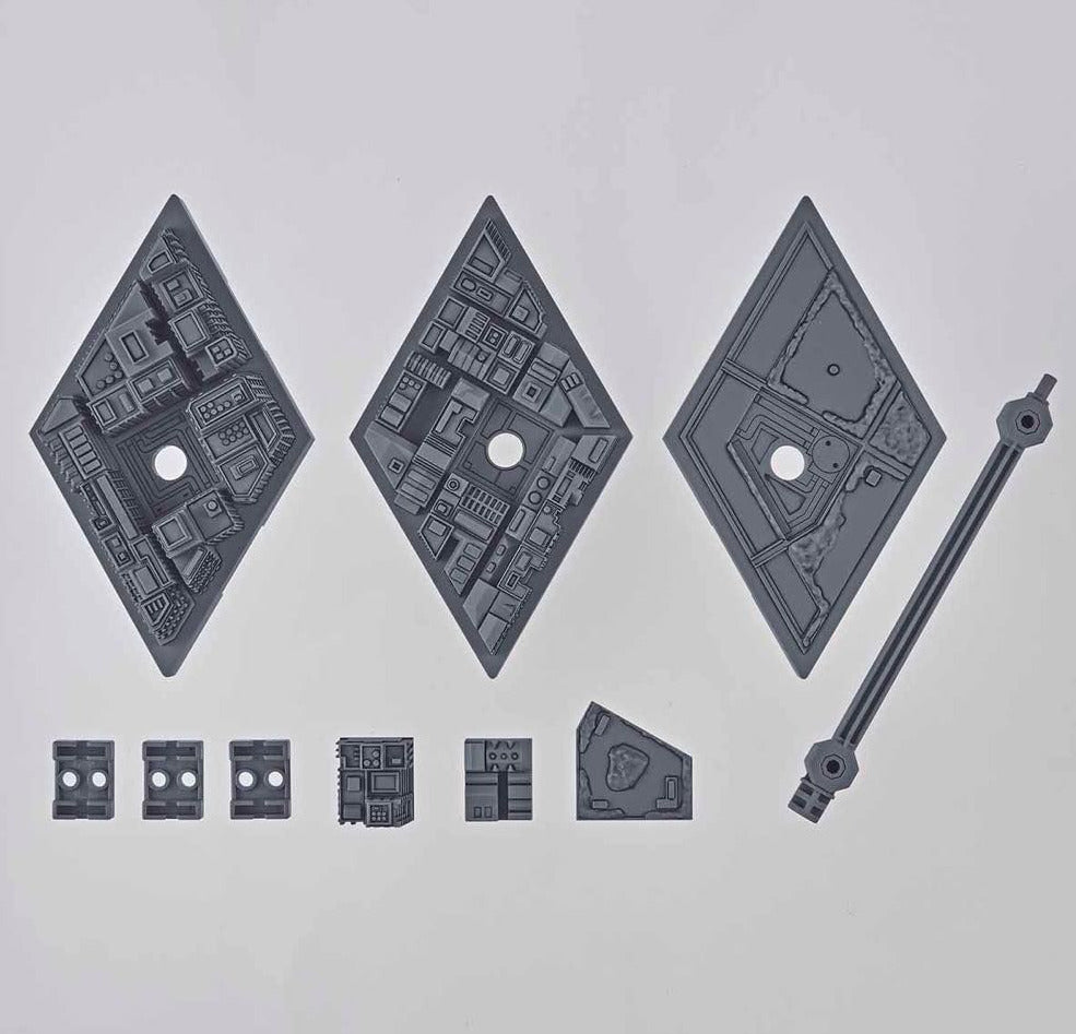 Bandai Customize Scene Base #04 Landscape Version Model Kit for Diorama & Figure Display - Perfect for Anime, Gundam, and Action Figure Collectors
