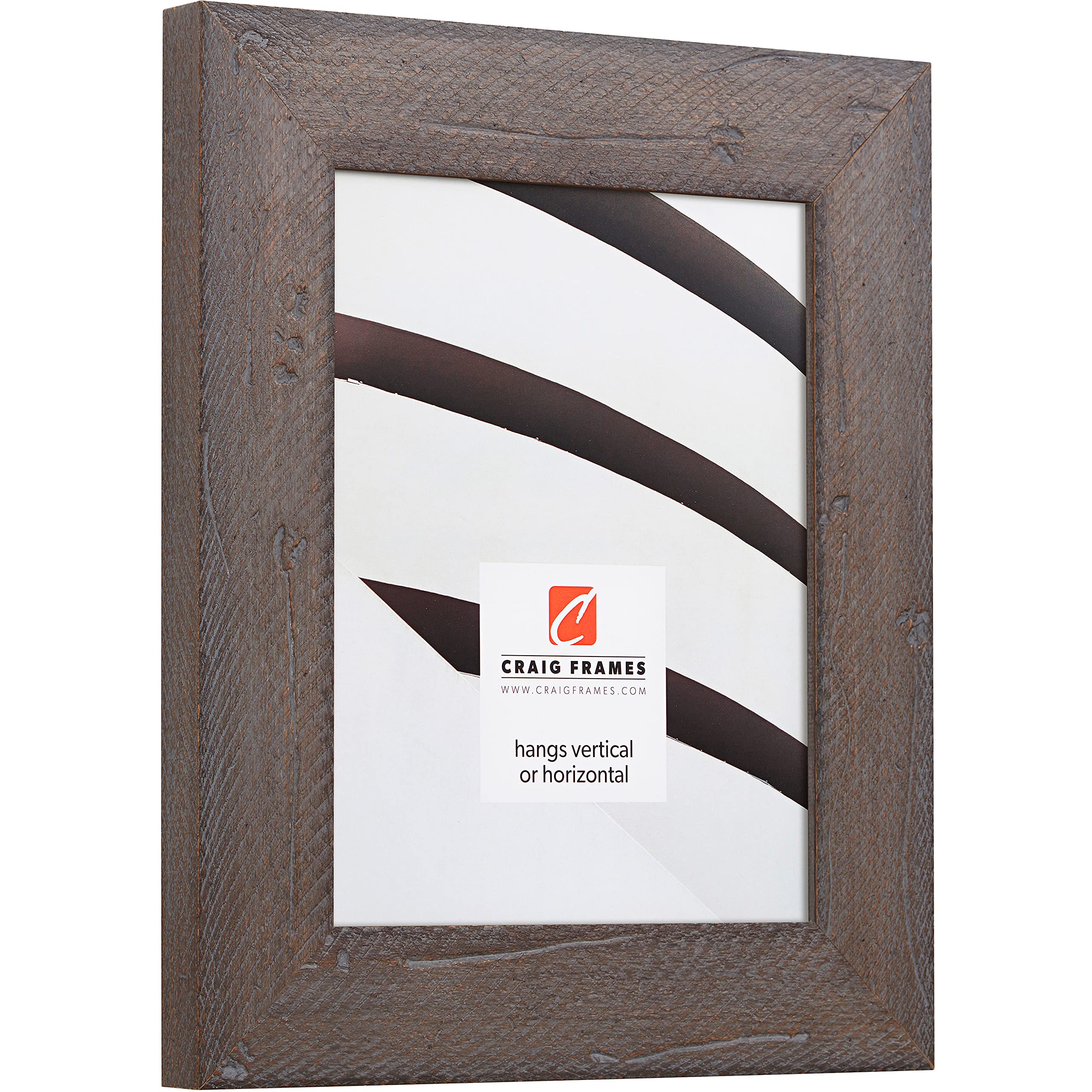 Craig Frames Hatteras 20x30 Inch Picture Frame with 16x24 Inch Mat - Boho Rustic Grey Wash Wood Photo Frame for Wall Art, Home Decor & Office Display