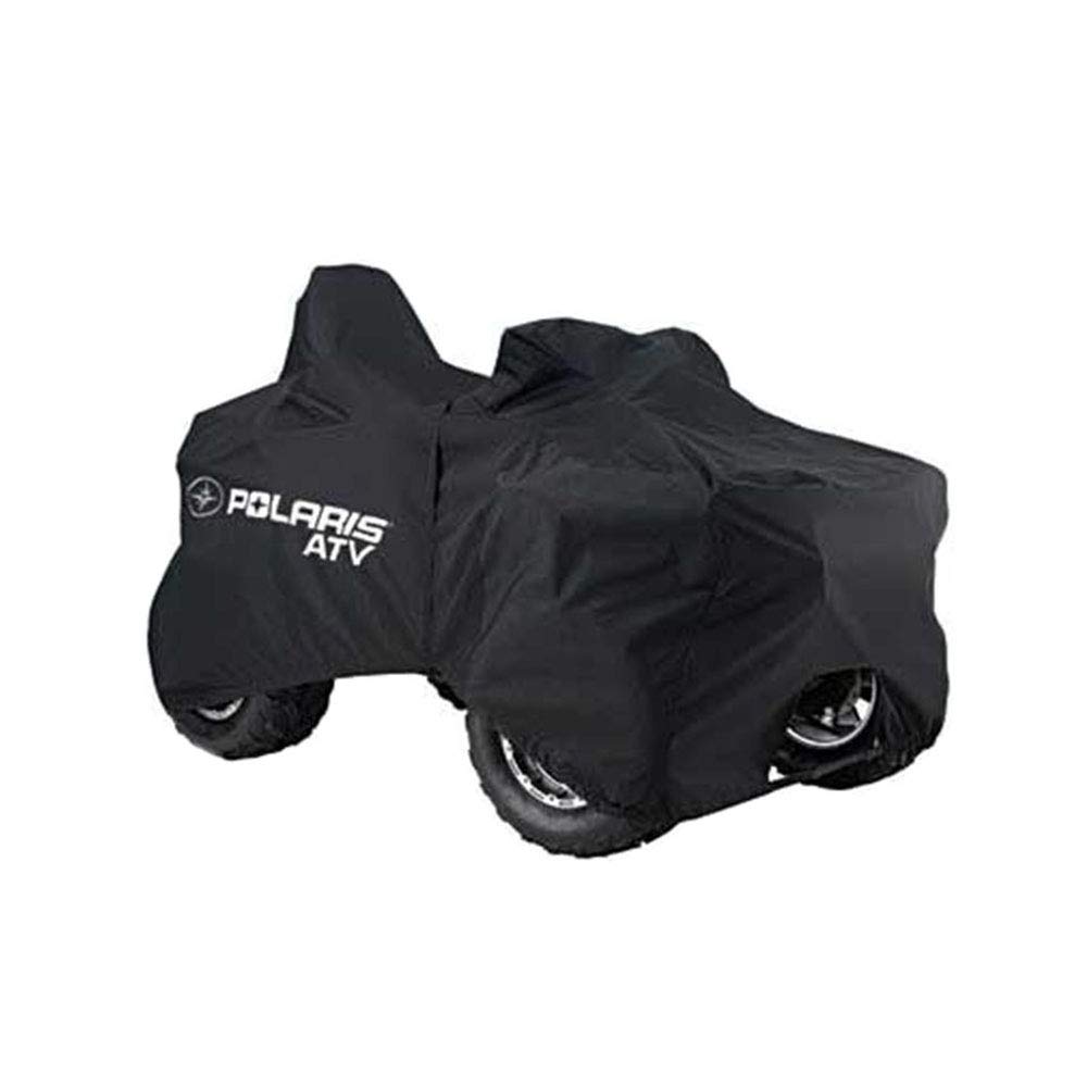 Polaris ATV Trailerable Waterproof Cover - Heavy Duty Black ATV Cover for Towing & Outdoor Storage | Fits Most Polaris Models | All-Weather Protection for Trail Riding & Camping
