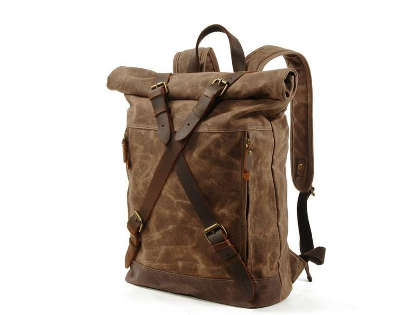 Women's Canvas Backpack Purse - Lightweight Unisex Shoulder Bag for Travel, School & Everyday Use