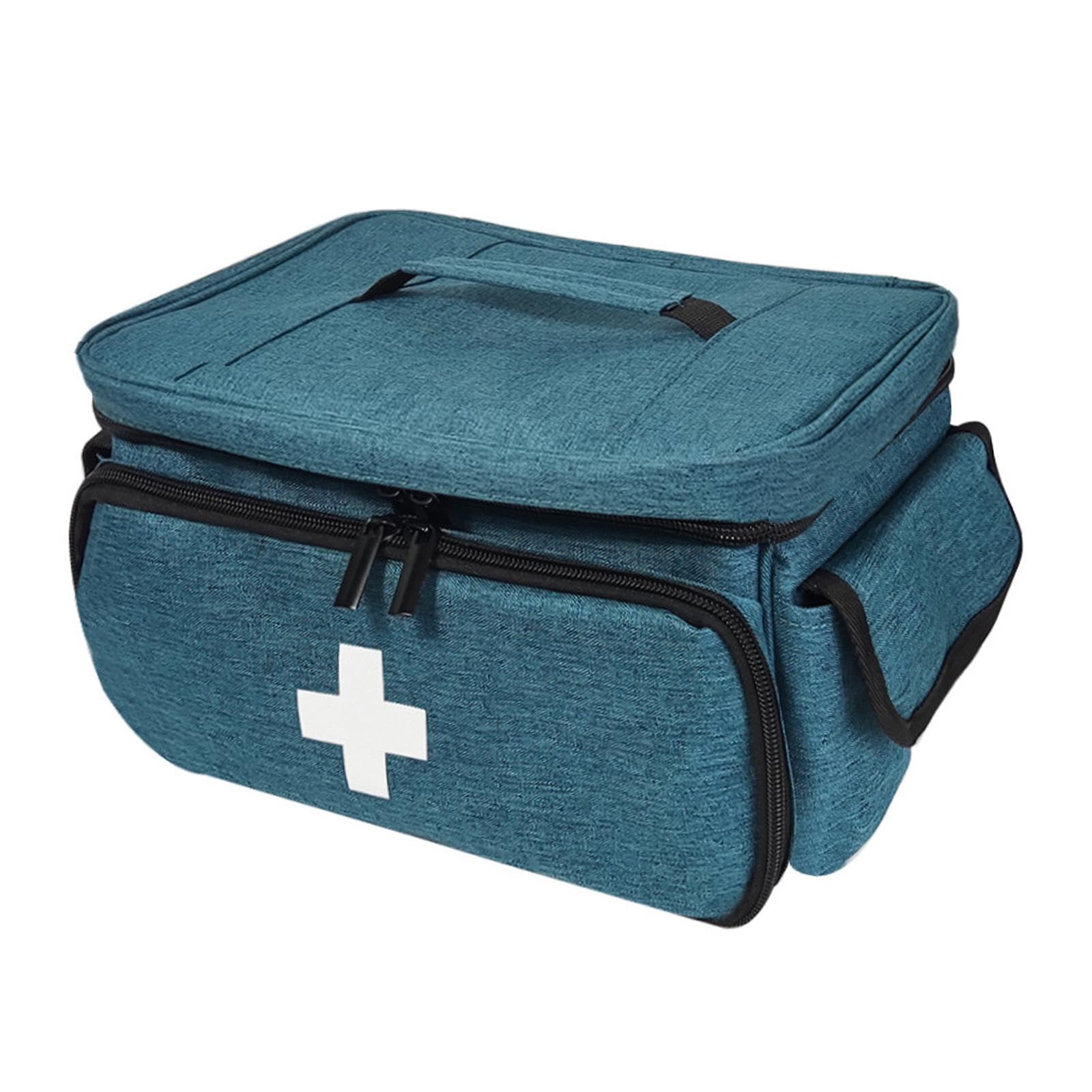Harayaa Emergency Kits Organizer Storage Pouch - Portable First Aid Bag for Travel, Hiking & Car - Waterproof Medical Supply Organizer with Bottle Holder for Camping & Outdoor Adventures