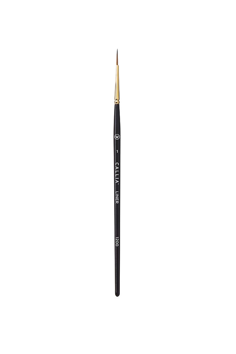 Callia Mixed Media Artist Paint Brush Liner - Professional Watercolor & Acrylic Detail Brush for Fine Art, Illustration & Calligraphy - Perfect for Canvas, Paper & DIY Craft Projects