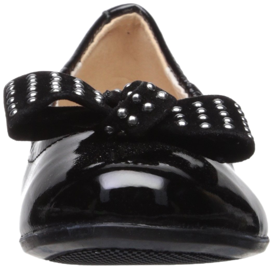 Girl's Ivana Ballet Flat Shoes - Black | Comfortable & Stylish for Dance, School & Casual Wear
