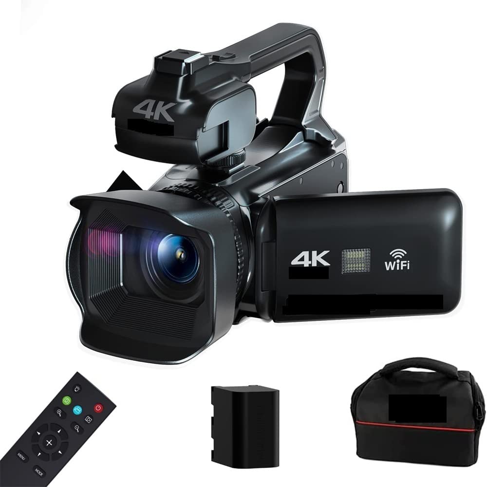 AUBEST 4K Digital Video Camera with Auto Focus, 18X Zoom, 64MP, 4