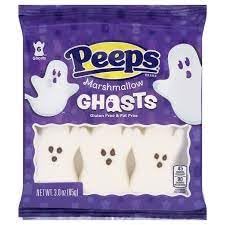 Halloween Peeps Candy Variety Pack - Ghosts, Monsters, Pumpkins & Skulls - 3oz (4 Pack) | Fun Halloween Treats for Parties, Trick-or-Treating & Office Celebrations