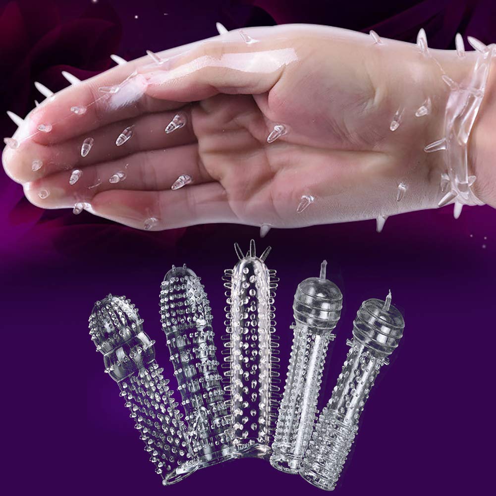 Premium Silicone Condom Sleeve with Teeth Cover - Spiked Pleasure Enhancer for Men | Sensual Protection & Enhanced Intimacy | Perfect for Couples & Spicing Up Relationships