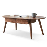 Premium Oak Solid Wood Luxury Coffee Table - Modern & Durable Living Room Centerpiece for Home Decor & Entertainment