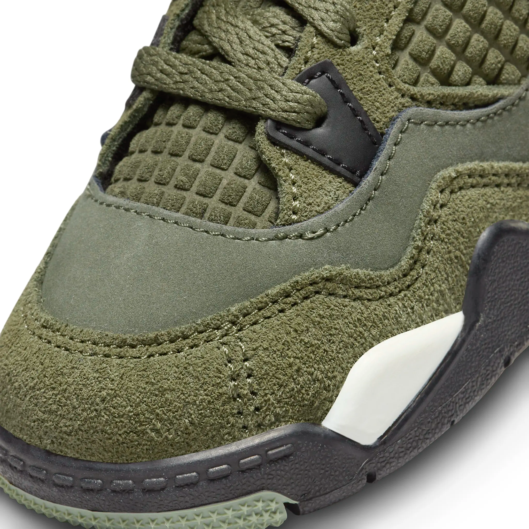 Air Jordan 4 Retro SE Craft Olive (TD) - Men's Basketball Shoes for Casual Wear & Street Style | Perfect for Sneaker Collectors & Sports Enthusiasts