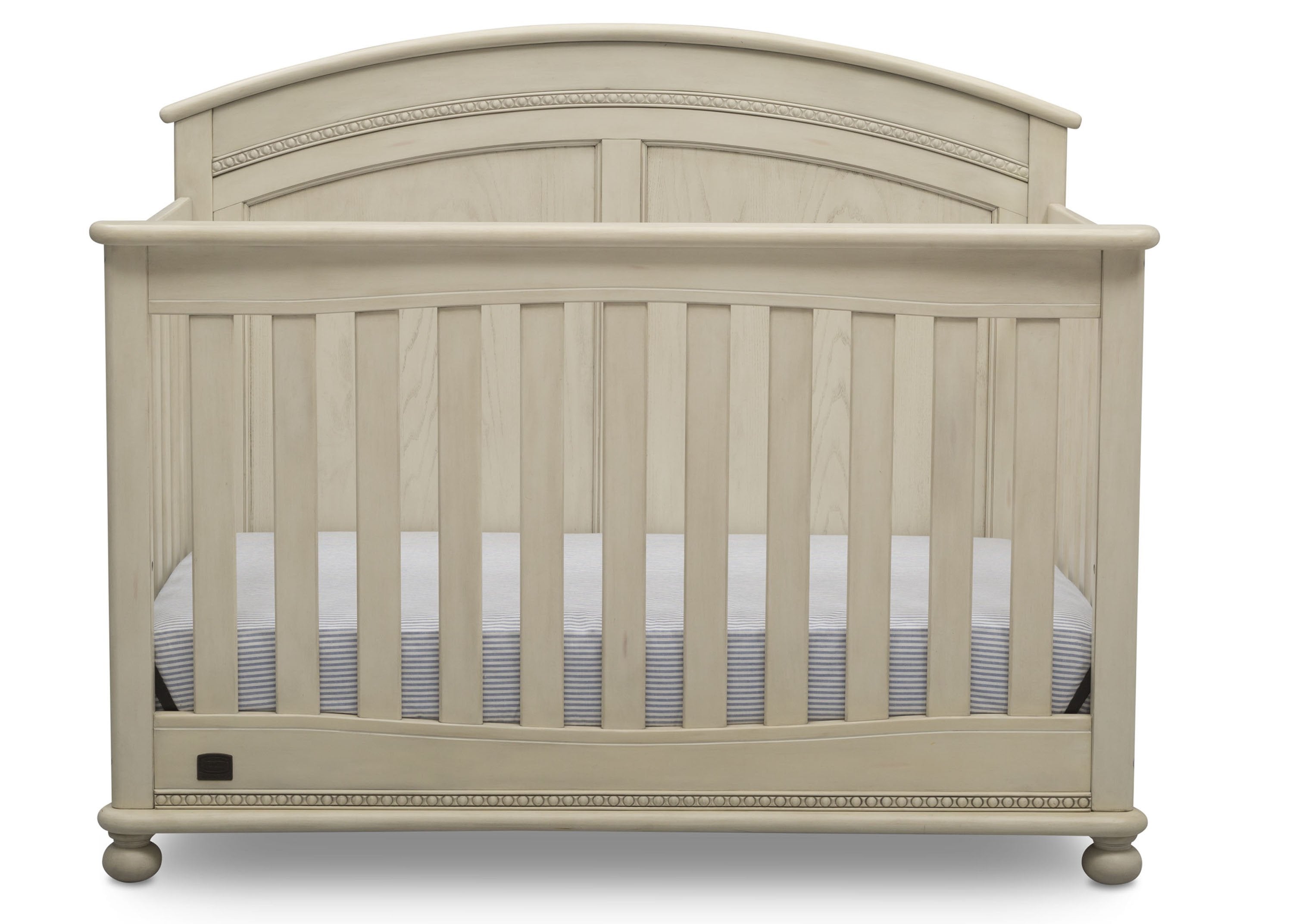 Ainsworth 4-in-1 Convertible Baby Crib - Toddler Bed, Daybed & Full-Size Bed - Safe Nursery Furniture for Newborns & Kids - Perfect for Bedrooms & Daycare Centers