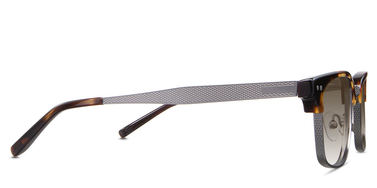 Stylish Brad Men's Prescription Sunglasses - UV Protection Polarized Lenses for Driving, Fishing & Outdoor Activities