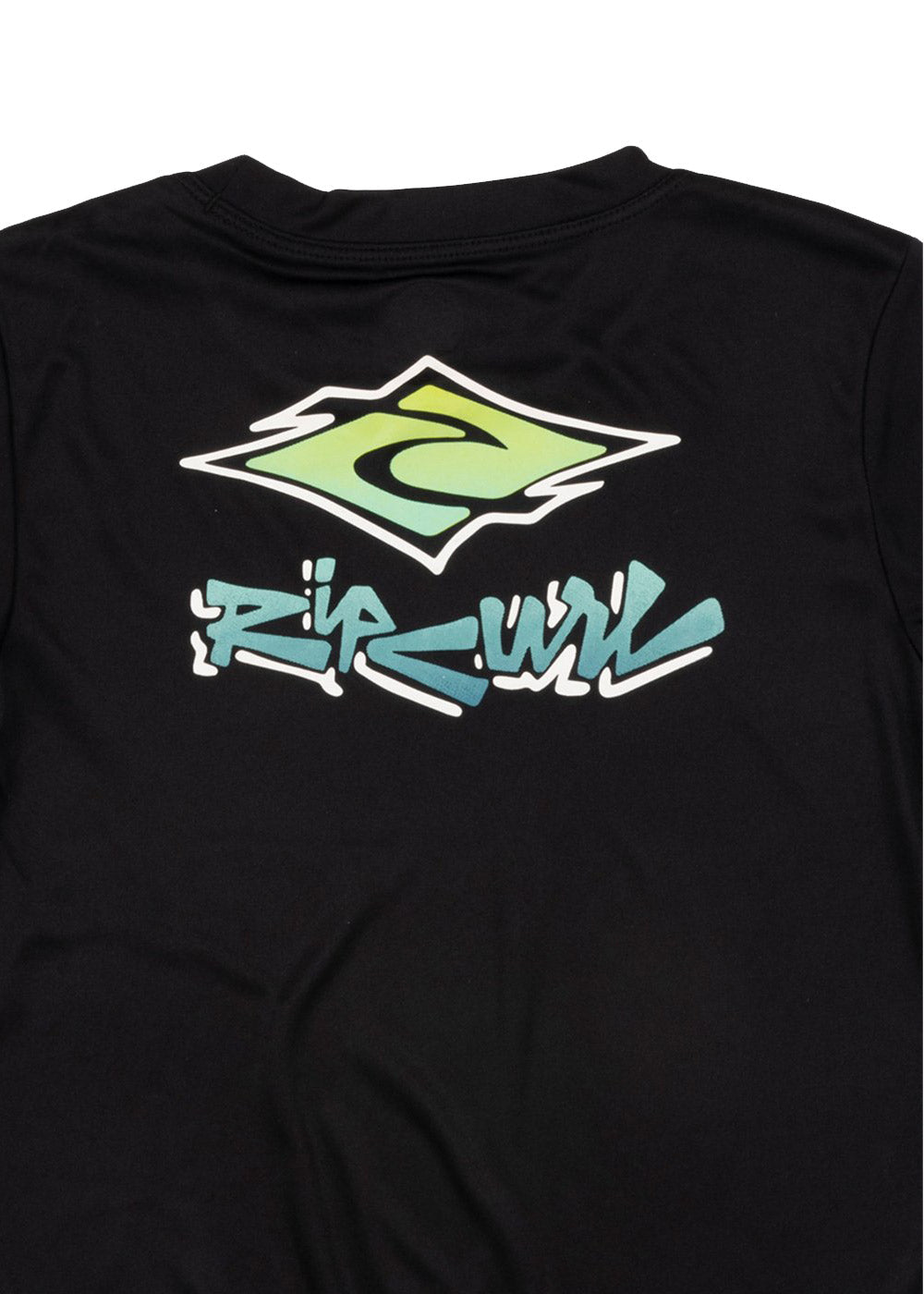 Rip Curl Boys 0-6 Diamond Fade Long Sleeve Rash Guard UV Sun Protection Swim Shirt for Kids - Perfect for Beach, Surfing & Swimming