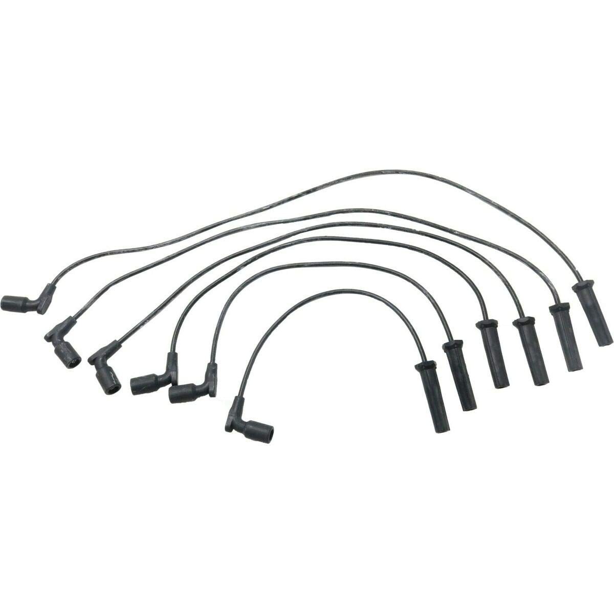 High-Performance Replacement Spark Plug Wires Set of 6 - Compatible with Chevy Malibu, Equinox & Pontiac G6 - Durable Ignition Wires for Smooth Engine Performance - Ideal for DIY Auto Repair & Engine Maintenance