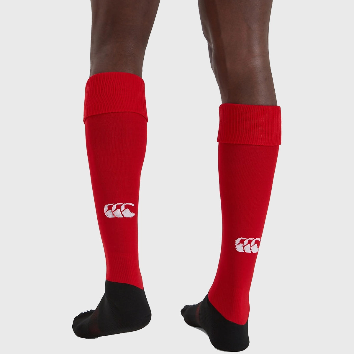 Canterbury Club Rugby Socks - Red | High-Performance Rugby Socks for Men & Women | Perfect for Rugby Matches, Training & Sports Enthusiasts