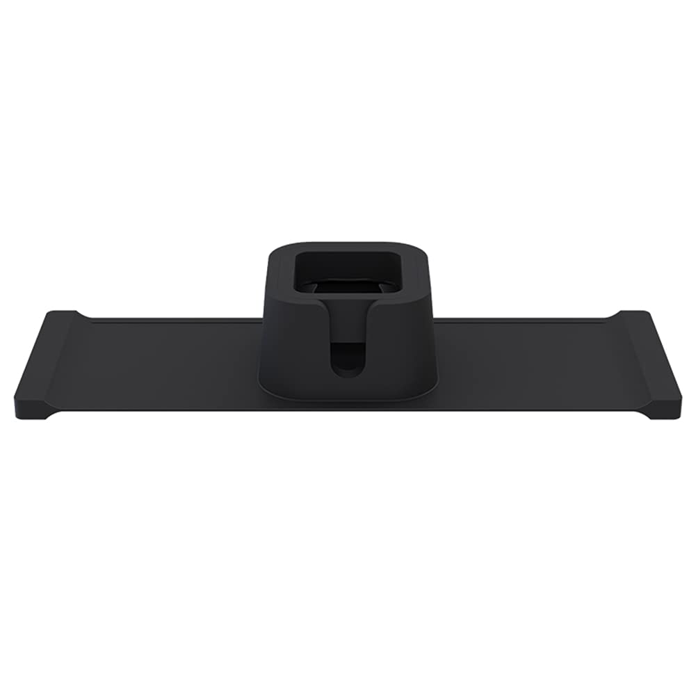 WHITULIP Multifunctional Sofa Armrest Tray - Black Couch Caddy with Cup Holder, Drink Mat & Shelf for Coffee, Remote, Snacks - Perfect for Living Room, Bedroom & Home Theater Relaxation
