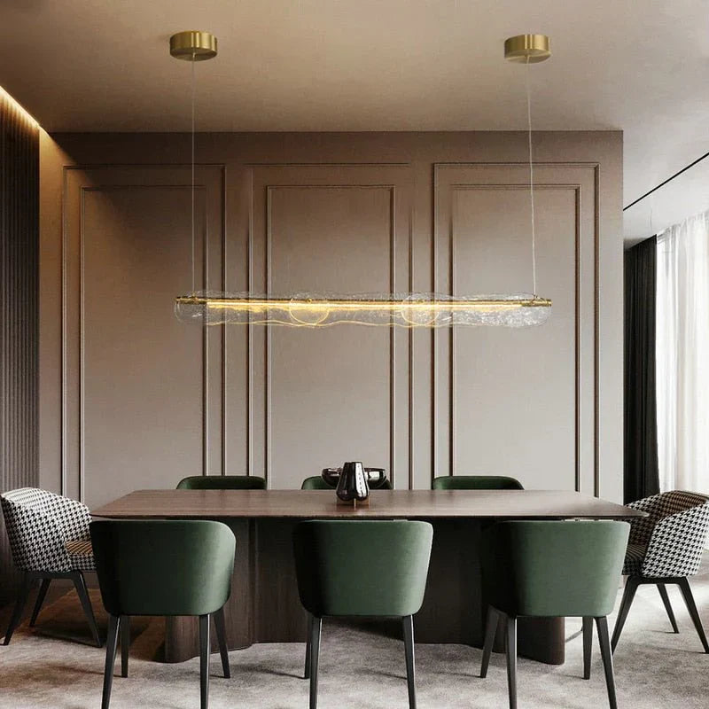 Alda Pendant Light - Modern Scandinavian Glass Hanging Lamp for Dining Room, Kitchen Island & Bedroom Lighting