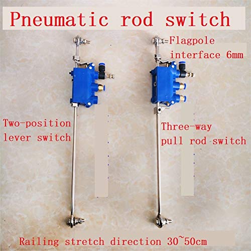 Electric Pedal Lever Switch Assembly - Pneumatic Suction Dust Collector with Two-Way & Three-Way Switch Options (3 Directions) - Perfect for Industrial Workshops, Woodworking, and Metalworking Dust Collection Systems