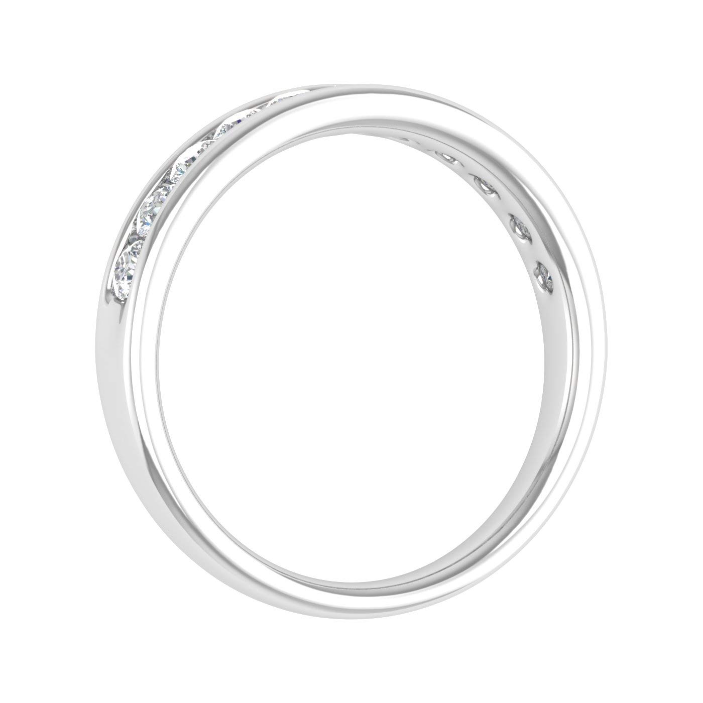 1/2 Carat Diamond Wedding Band Ring in 10K Gold - Elegant Bridal Jewelry for Women, Anniversary & Engagement Gifts - Perfect for Weddings, Proposals & Special Occasions
