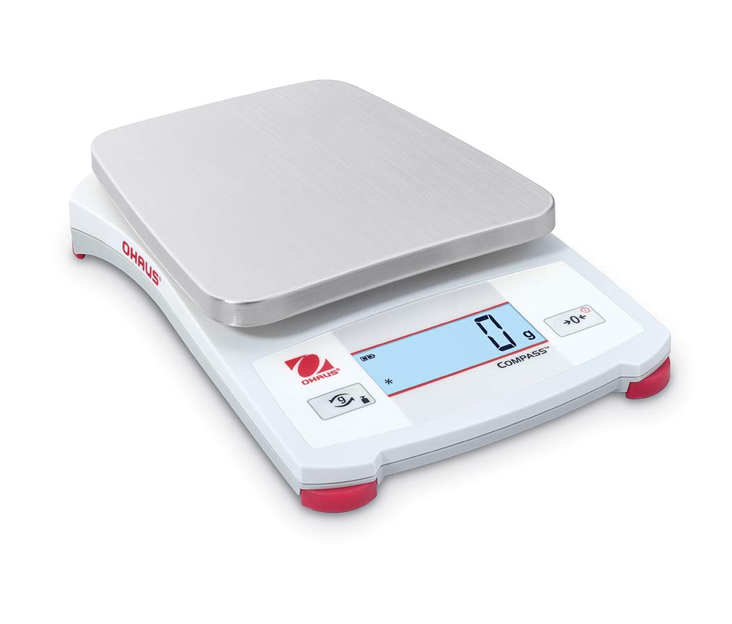 Ohaus CX2200 CX Compass Series Portable Balance Scale - 2200g Capacity, 1g Precision for Lab, Kitchen & Industrial Use | Portable Weighing Solution for Professionals