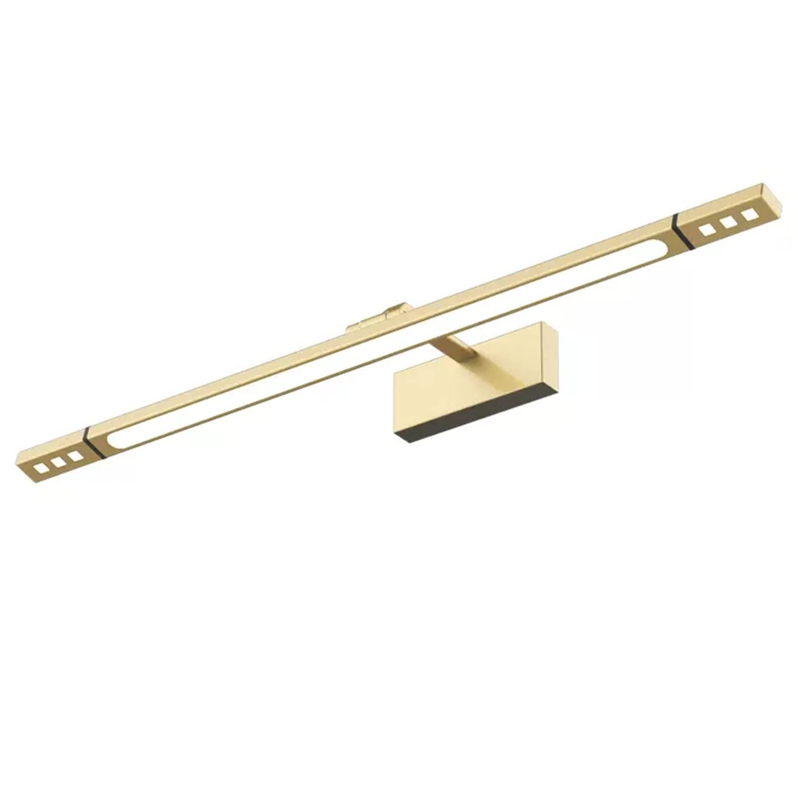 Modern LED Vanity Lights Over Mirror - 4000K White Light Gold Finish 70cm - Bathroom Vanity Lighting Fixtures for Bedroom, Living Room & Dressing Room Makeup Area