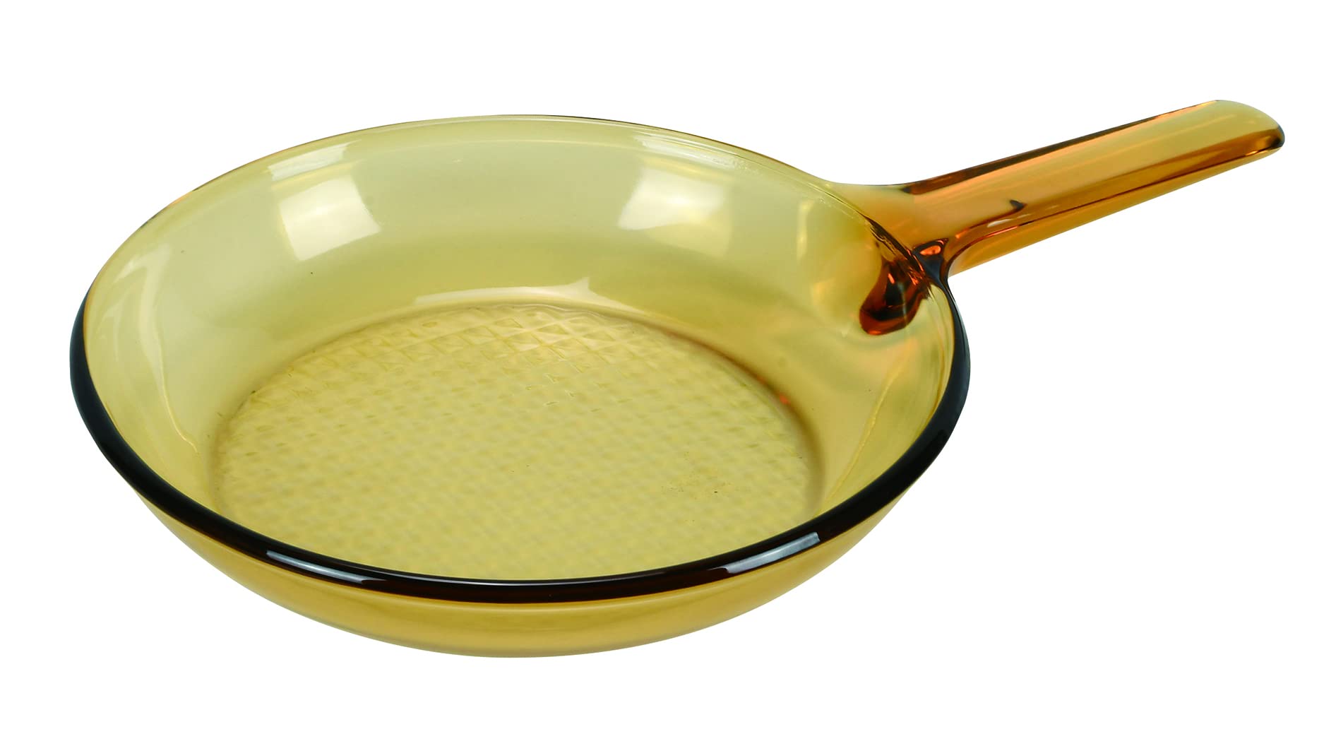 VISIONS PEARL METAL CP-8698 9.1-Inch Glass Skillet - Heat Resistant, Microwave, Oven & Dishwasher Safe - Perfect for Baking, Cooking & Serving Dishes