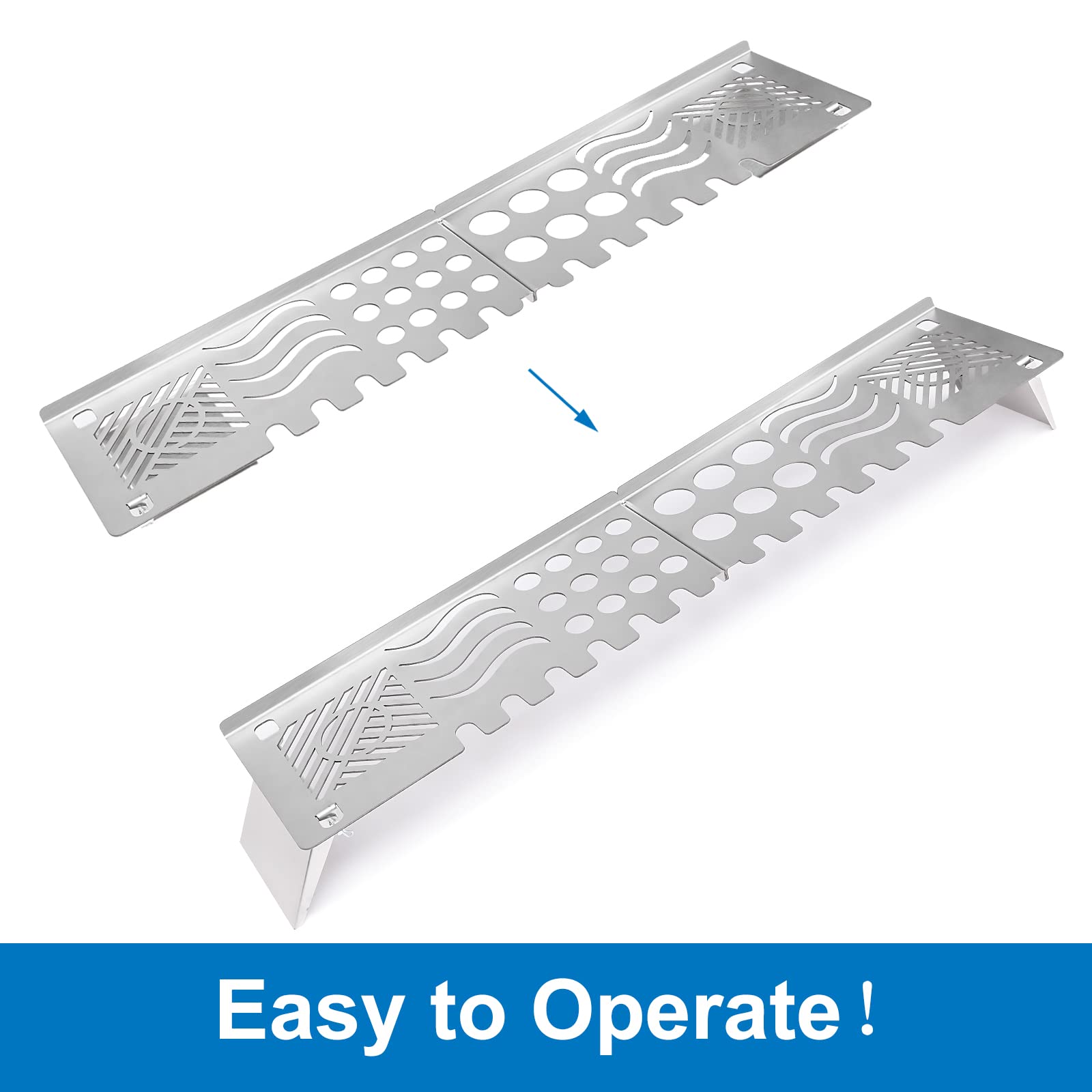 Stainless Steel Warming Rack for Blackstone 36 Inch Griddle - Compatible with 1554 & 1825 Models (With/Without Hood) - Heavy Duty Grill Accessory for Chicken, Burgers & More - Perfect for Backyard BBQs, Tailgating & Outdoor Cooking