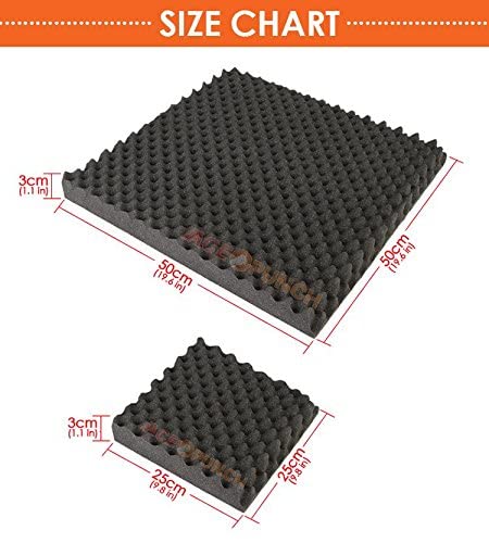 16 Pack Blue & Yellow Acoustic Foam Panels - 19.6
