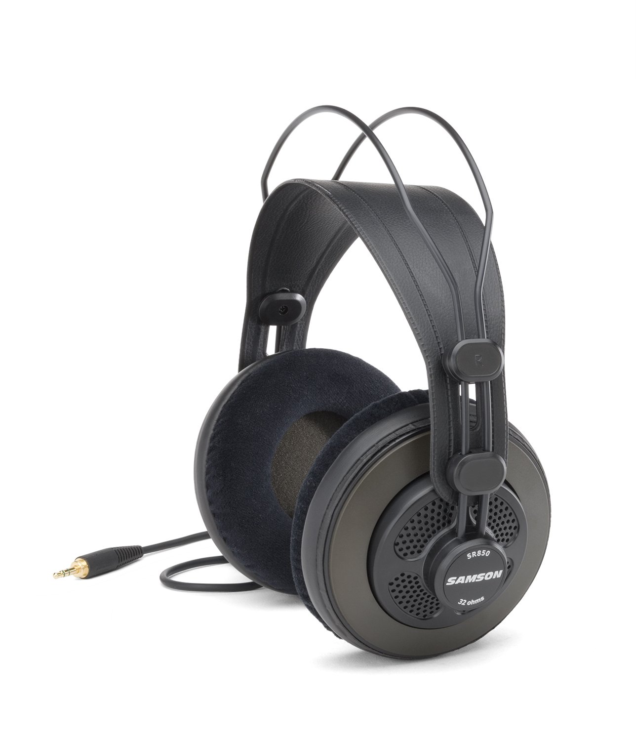 Samson SR850 Professional Studio Reference Headphones - High-Fidelity Over-Ear Headphones for Recording, Mixing & Music Production | Perfect for Home Studios, Podcasting & Audio Monitoring