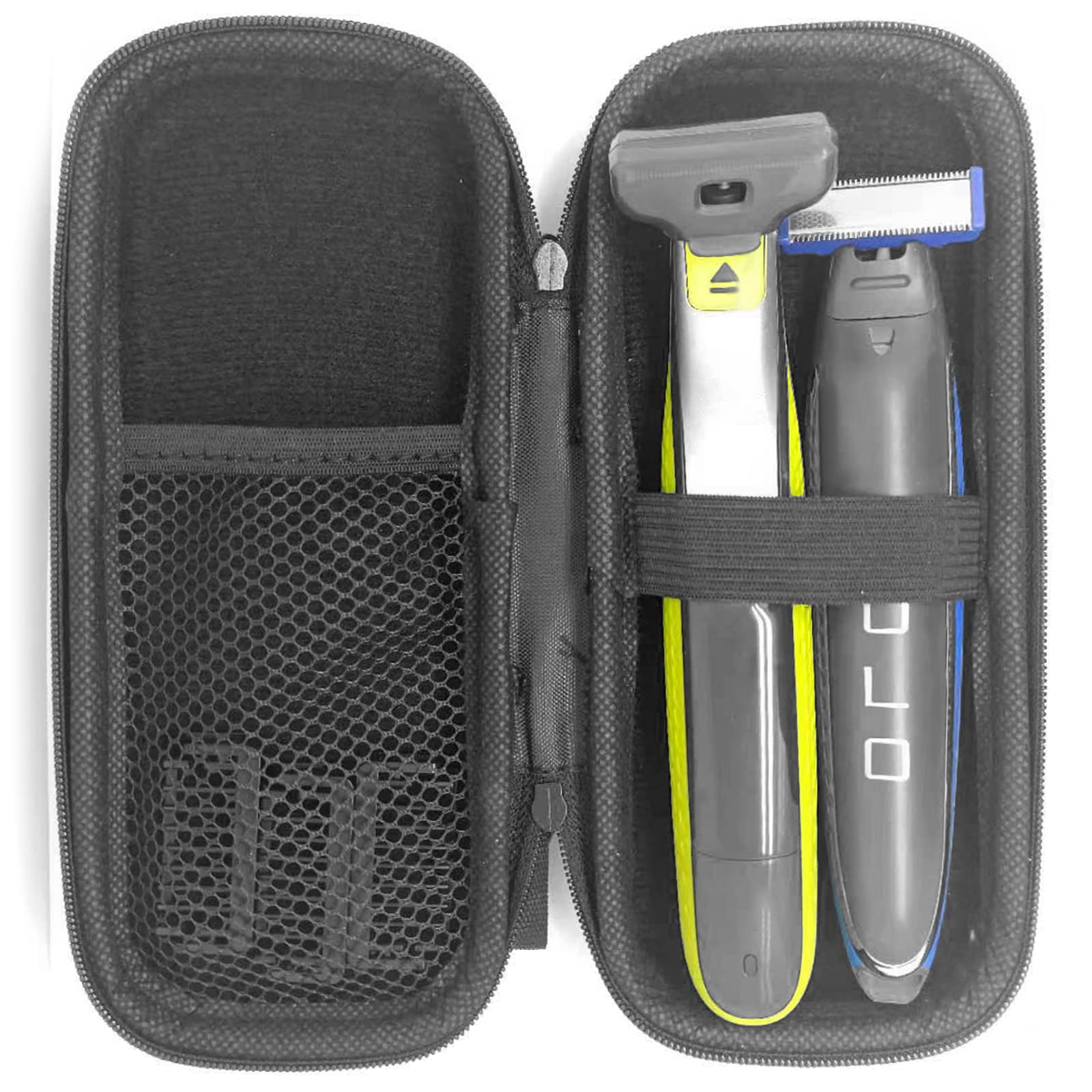 Hard Storage Travel Case for Micro Touch Solo Full Body Trimmer & Shaver - Durable Protective Cover with 2 Brushes | Perfect for Travel, Gym & Home Organization