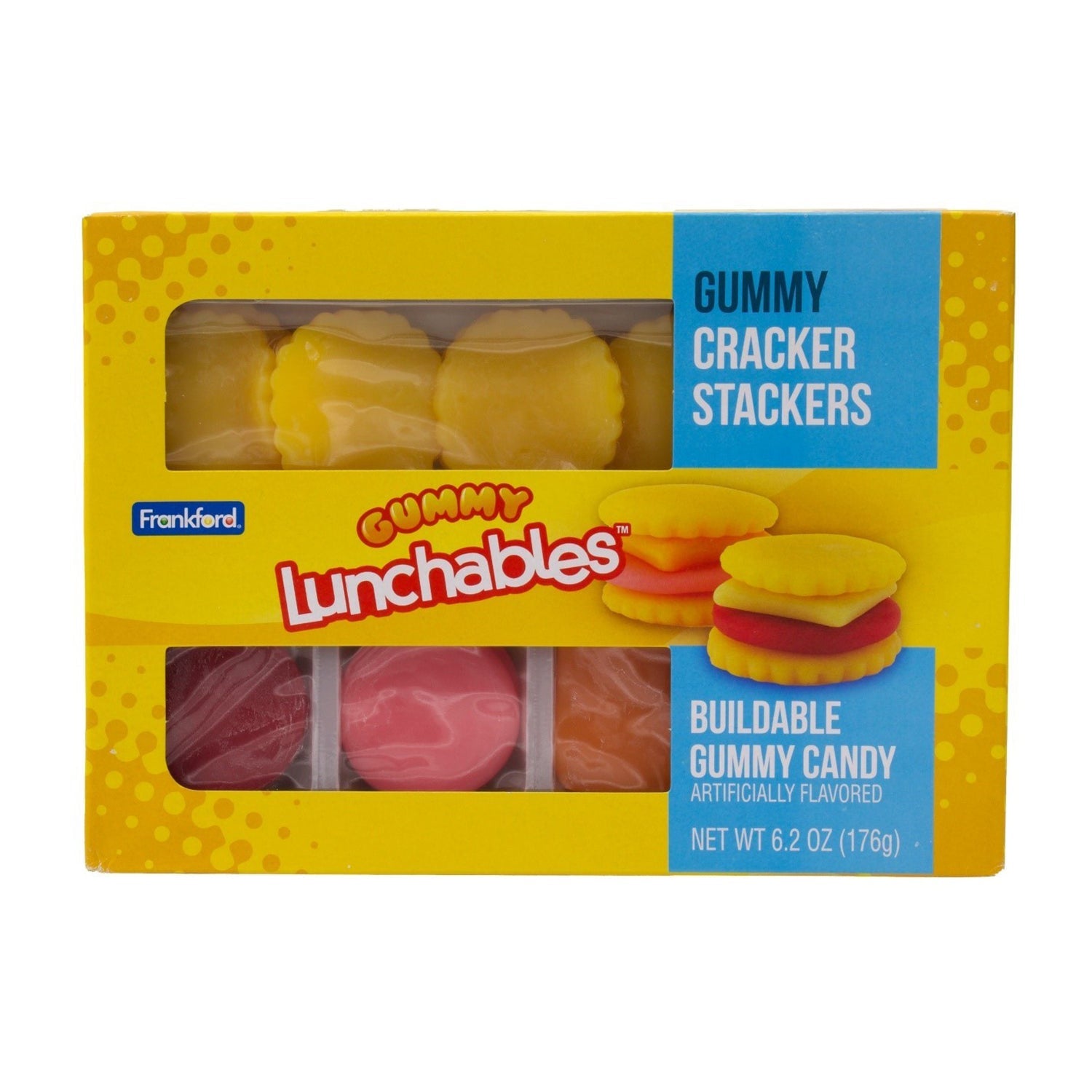 Frankford Gummy Lunchables Cracker Snacks - 10 Count Box | Kids Lunch Box Snacks, School Snacks, After School Treats, Party Favors & On-the-Go Snacking