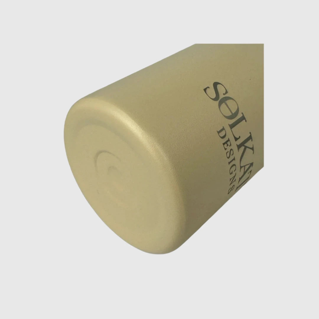 Pastel Beige Insulated Stainless Steel Water Bottle 650ml - Leak Proof & Temperature Retention for Gym, Hiking, Office & Outdoor Activities