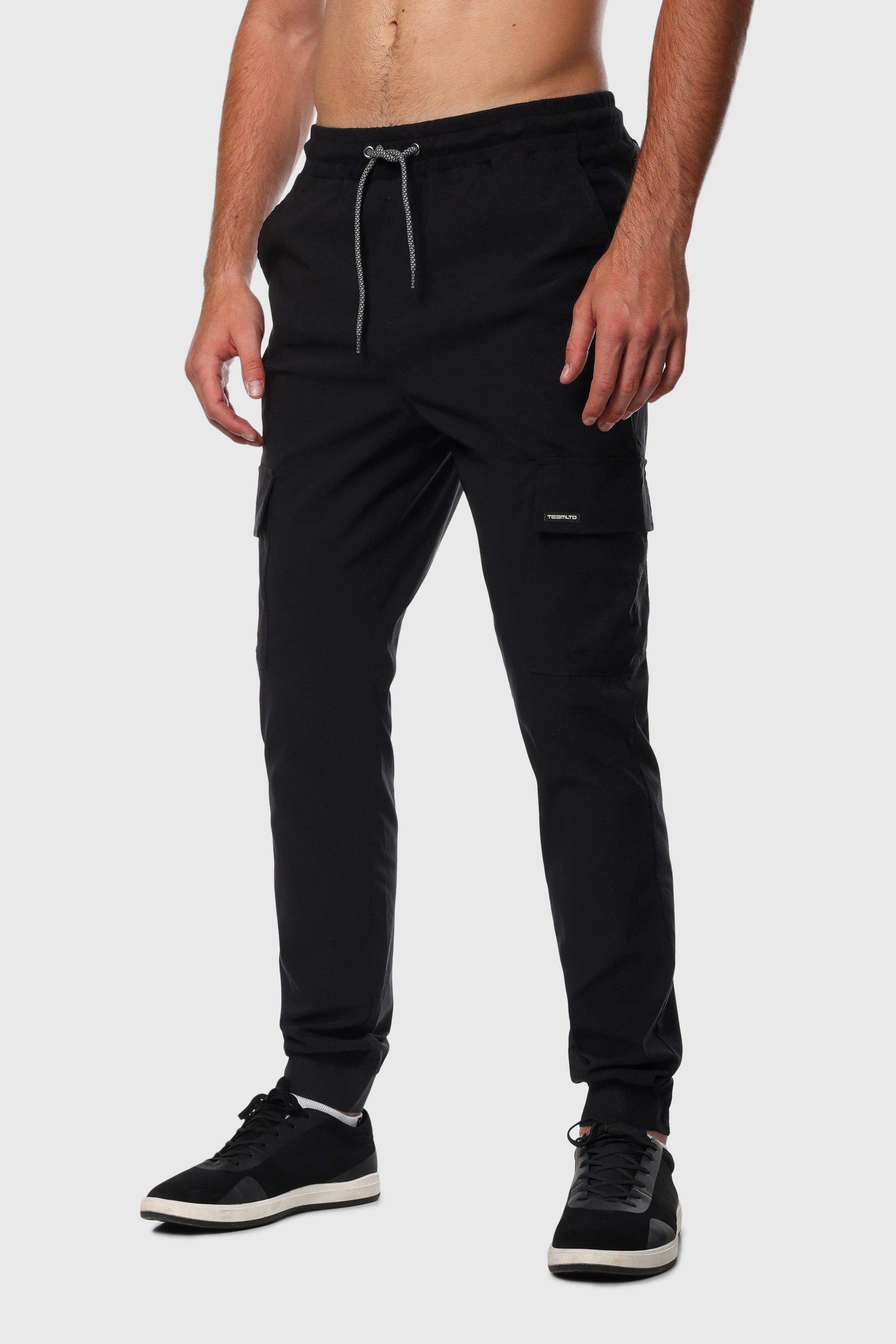 Black Jogger Pants for Men - Comfortable & Stylish Running Workout Pants - Perfect for Gym, Yoga, and Casual Wear
