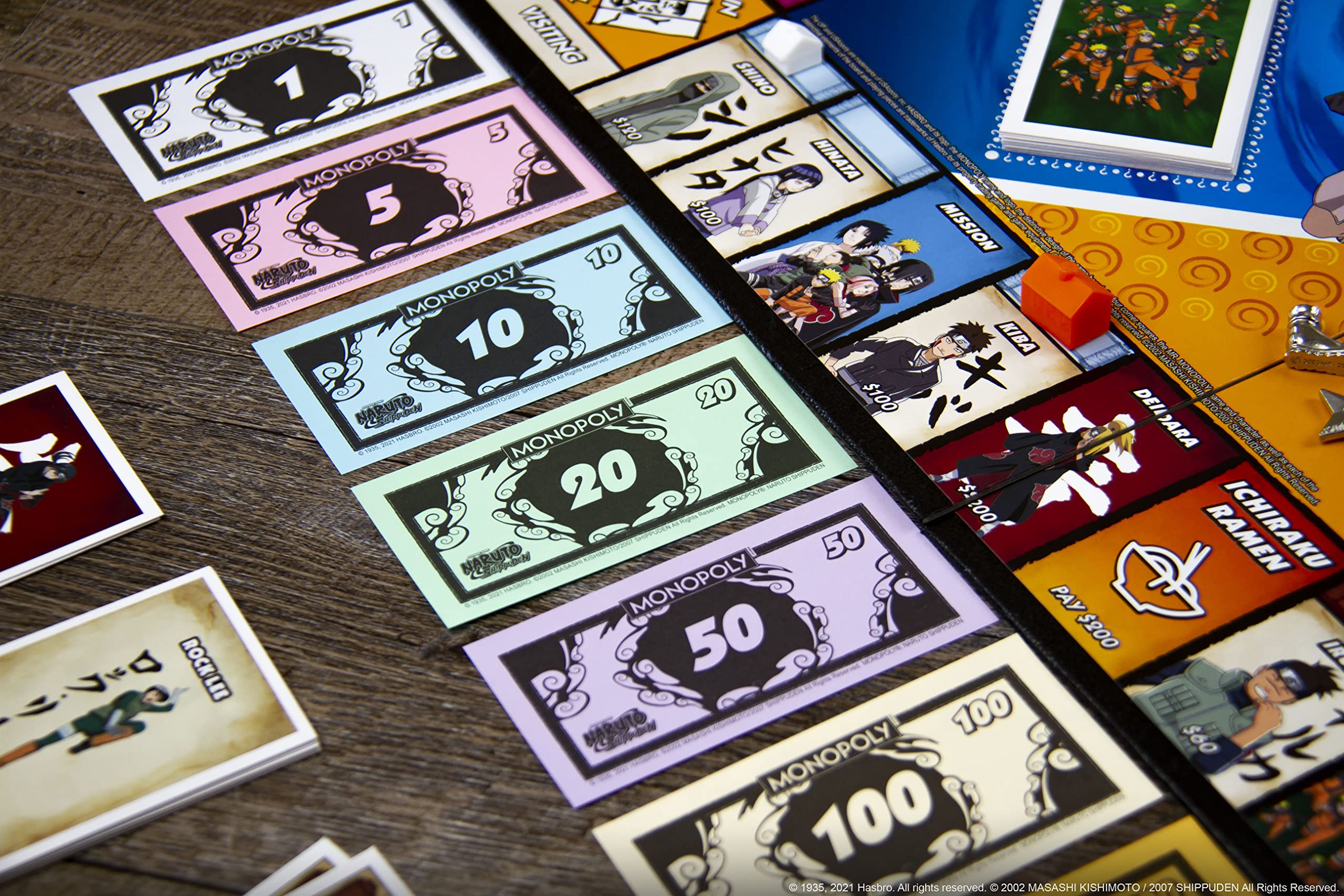 Naruto Monopoly Board Game by USAOPOLY | Collectible Edition Featuring Iconic Locations & Scenes from Popular Japanese Manga Anime | Perfect for Anime Fans, Family Game Nights & Birthday Gifts
