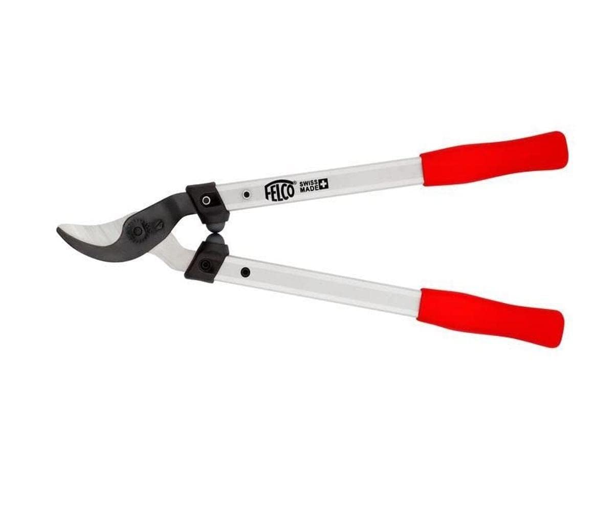 FELCO 201-50 Professional Bypass Pruning Shears - Red & Gray Ergonomic Garden Scissors for Trimming Trees, Shrubs and Flowers | Perfect for Gardening, Landscaping and Outdoor Plant Care