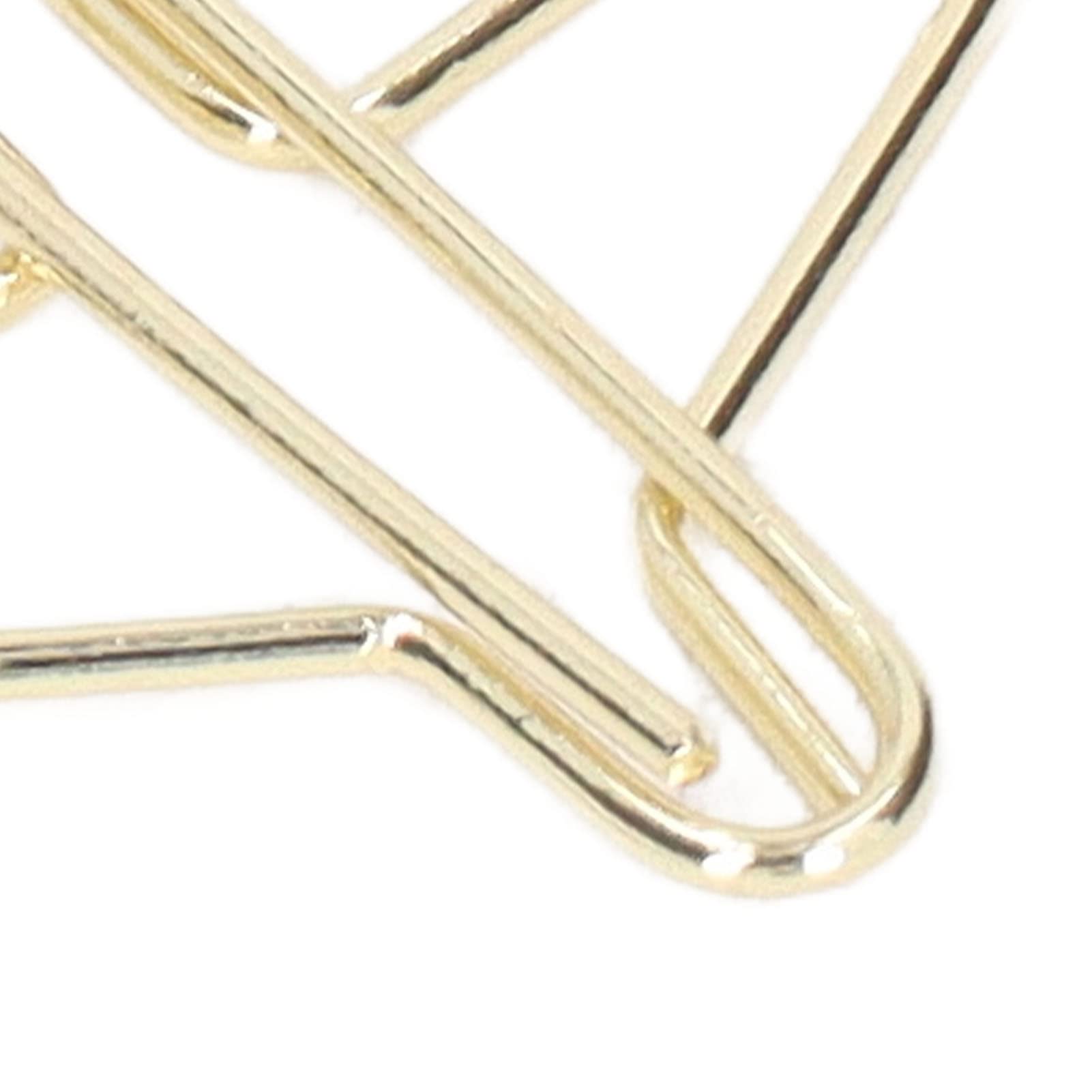100pcs Cute Airplane-Shaped Paper Clips - Rustproof Electroplated Office & School Supplies for Organizing Documents, Notes & Homework - Perfect for Home, Office, Classroom & Craft Projects