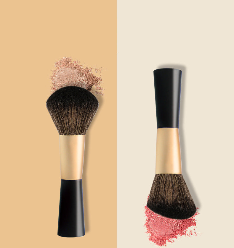 Premium Single Short Handle Makeup Brush for Foundation & Blending - Professional Cosmetic Tool for Flawless Face Makeup Application at Home or Salon