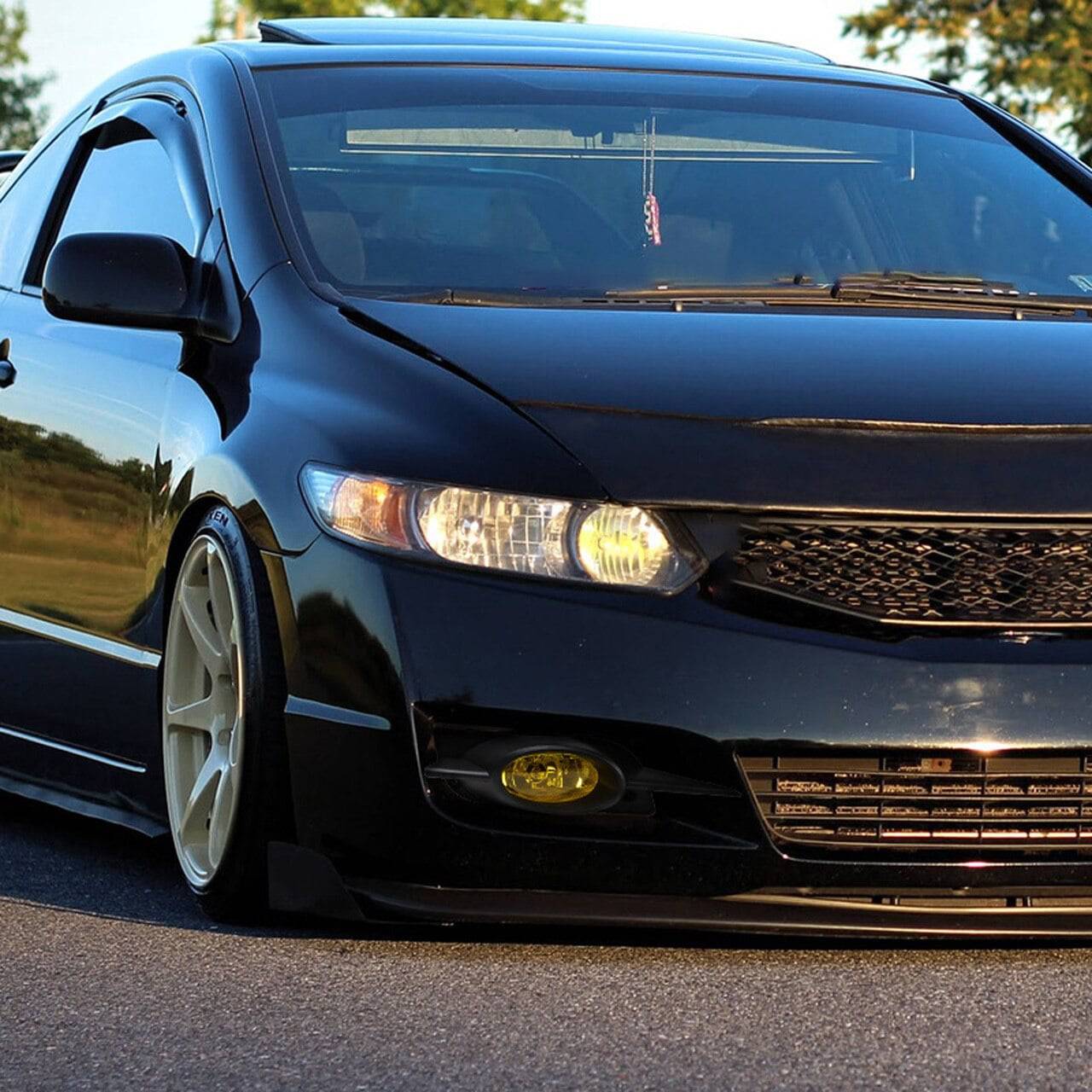 OEM Style Fog Lights for 2009-2011 Honda Civic Coupe 2 Door - Perfect for Night Driving & Enhanced Visibility