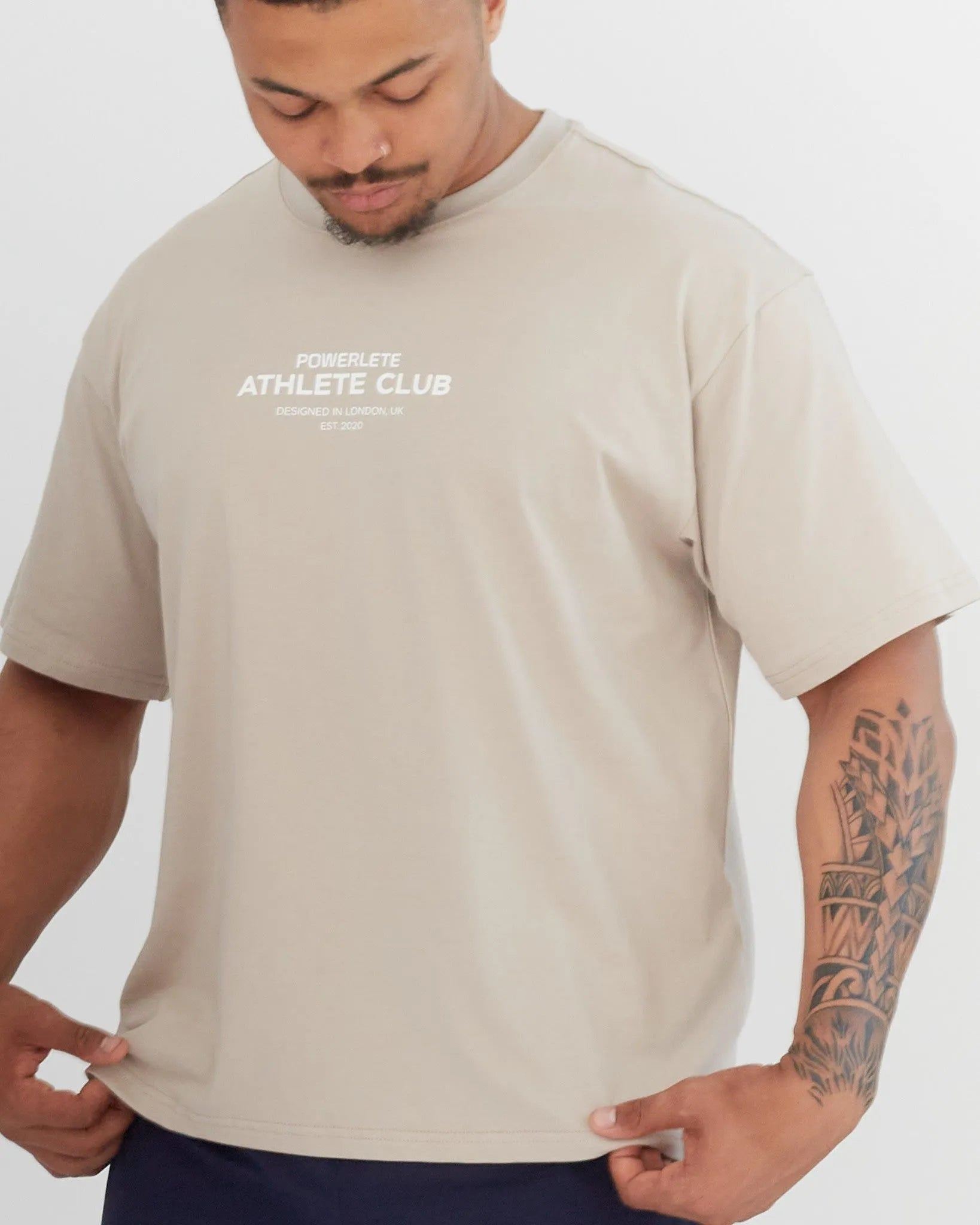 Premium Athlete Club Oversized T-Shirt for Men & Women - Comfortable Cotton Streetwear for Gym, Casual Wear & Everyday Outfits