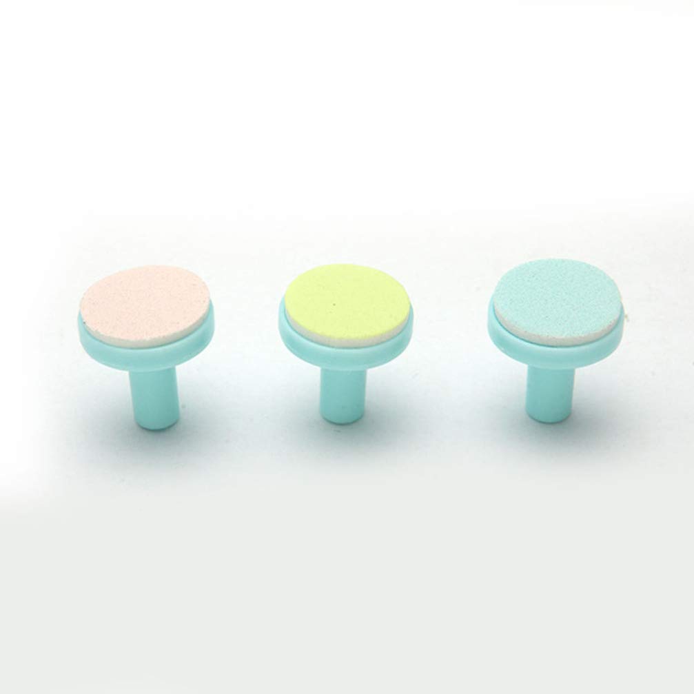 EXCEART 4pcs Baby Nail File Replacement Pads & Grinding Heads - Electric Nail Trimmer Accessories for Infant Toddler Kids - Gentle Polish Disc for Toes & Fingernails Care - Perfect for Home Use, Travel & Baby Grooming Kits