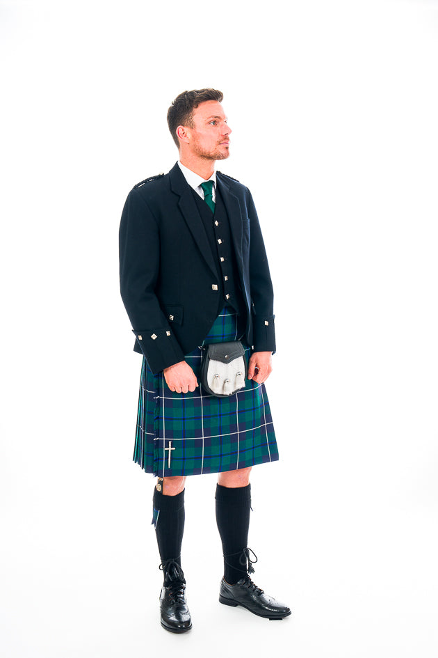 Black Argyll Outfit - Traditional Scottish Kilt Suit for Men | Perfect for Weddings, Highland Games & Formal Events