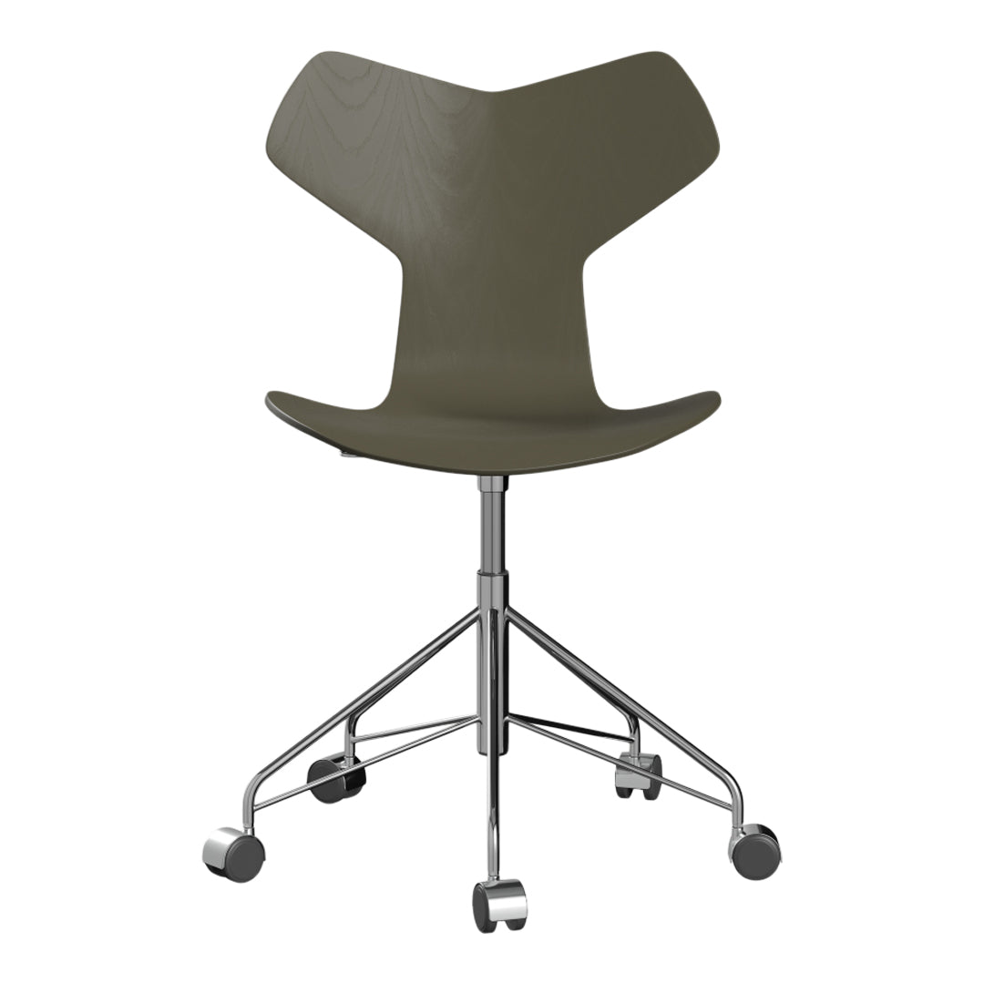 Premium Grand Prix Swivel Office Chair 3131 - Ergonomic Executive Desk Chair with Adjustable Height & 360° Rotation for Home Office, Conference Room, and Gaming Setup