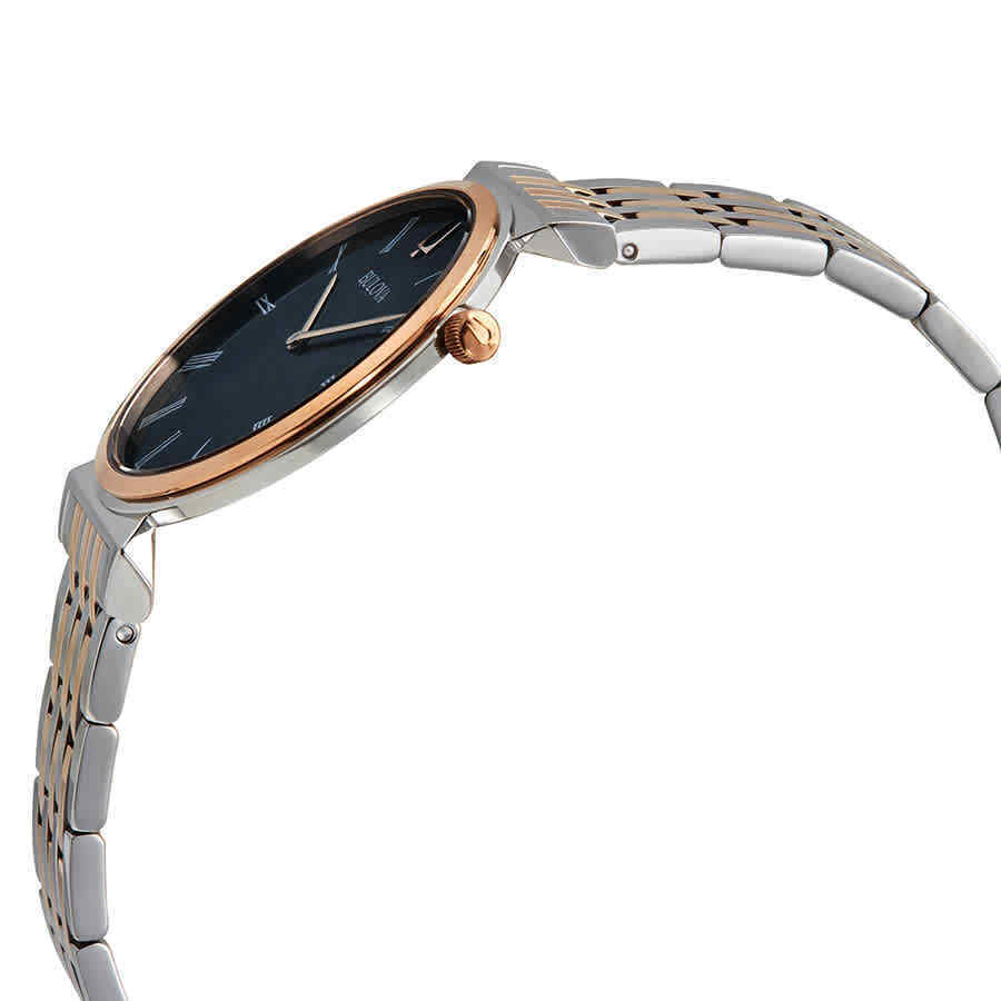 Bulova 98A234 Regatta Unisex Watch - 2-Tone Stainless Steel Band, Water Resistant, Date Display | Perfect for Sailing, Business Meetings & Formal Occasions
