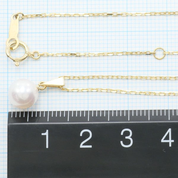 18K Yellow Gold Pearl Necklace for Women - Elegant Bridal Jewelry, Wedding Gift & Party Accessories
